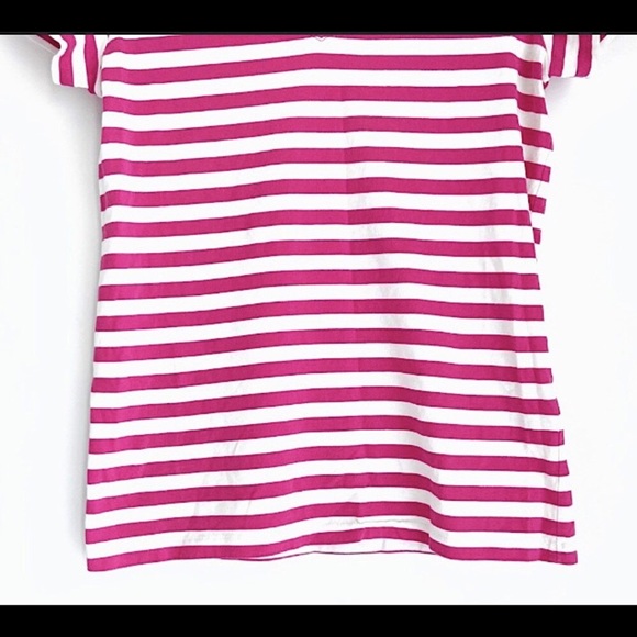 🆕🔥RALPH LAUREN SPORT SUPER CUTE STRIPED V-NECK PINK&WHITE STRIPED VERY SOFT!! - Picture 5 of 7